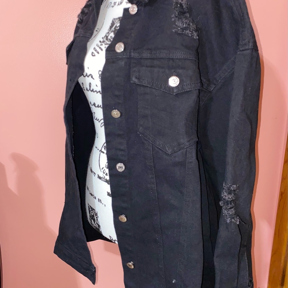 Oversized Black Jacket - Picture 3 of 3